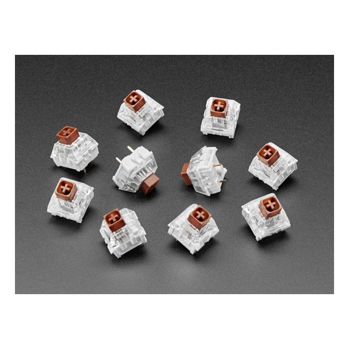 Kailh Mechanical Key Switches - Tactile Brown - 10 pack