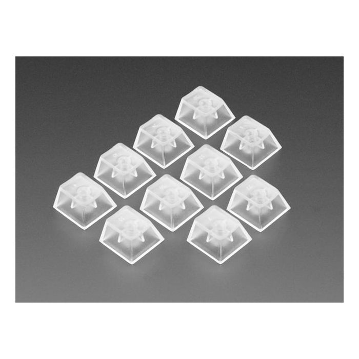 Translucent Keycaps for MX Compatible Switches - 10 pack