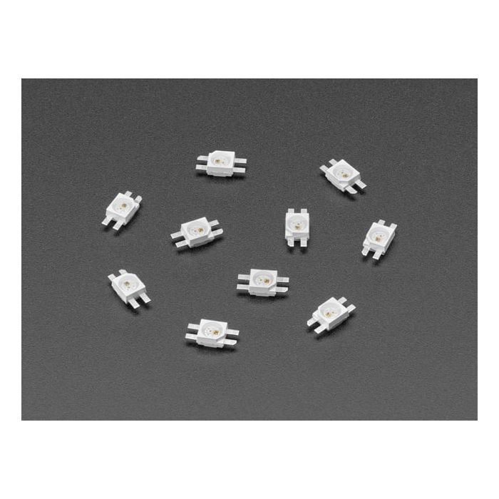 NeoPixel Reverse Mount RGB LEDs - 10 Pack of SK6812-E