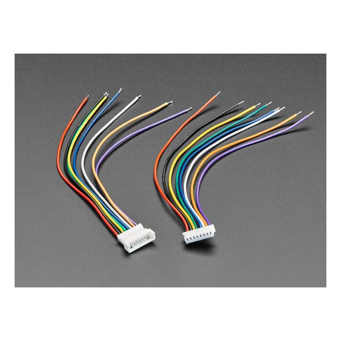 1.25mm Pitch 8-pin Cable Matching Pair - 10 cm long