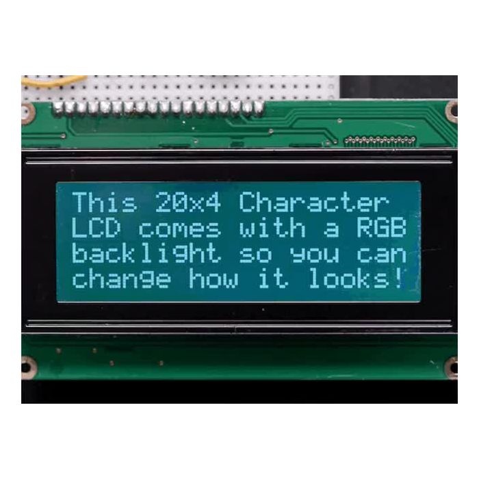RGB backlight negative LCD 20x4 + extras
