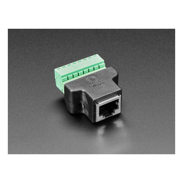 RJ-45 Terminal Block to Ethernet Socket Adapter