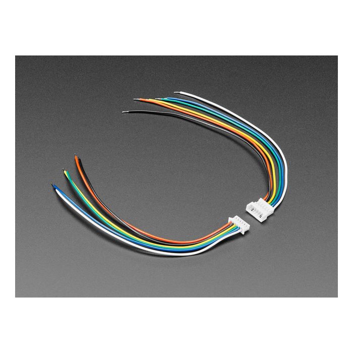1.25mm Pitch 6-pin Cable Matching Pair - 10 cm long