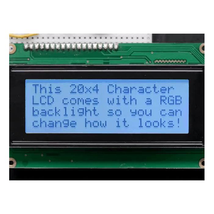 RGB backlight positive LCD 20x4 + extras