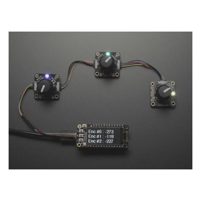 Adafruit I2C Stemma QT Rotary Encoder Breakout with NeoPixel