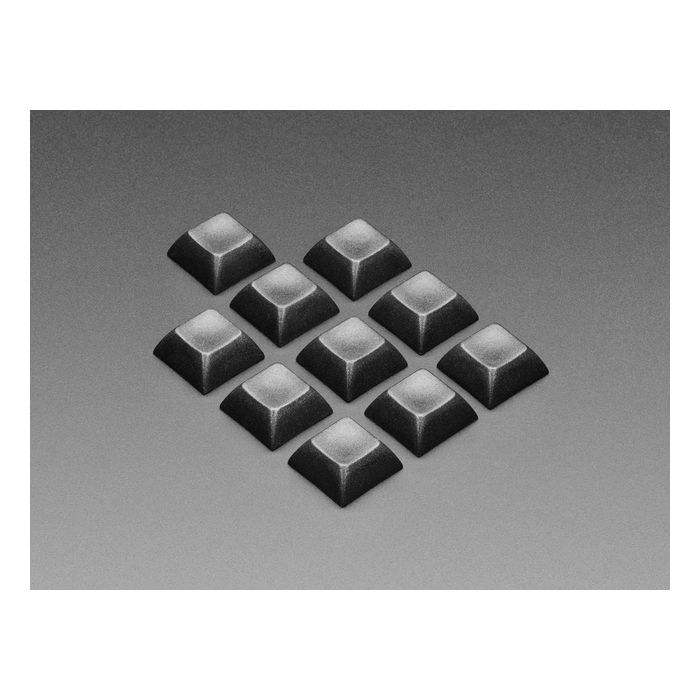 Black DSA Keycaps for MX Compatible Switches - 10 pack