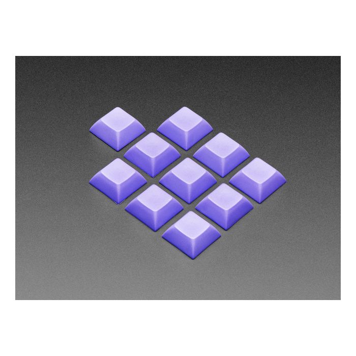 Purple DSA Keycaps for MX Compatible Switches - 10 pack
