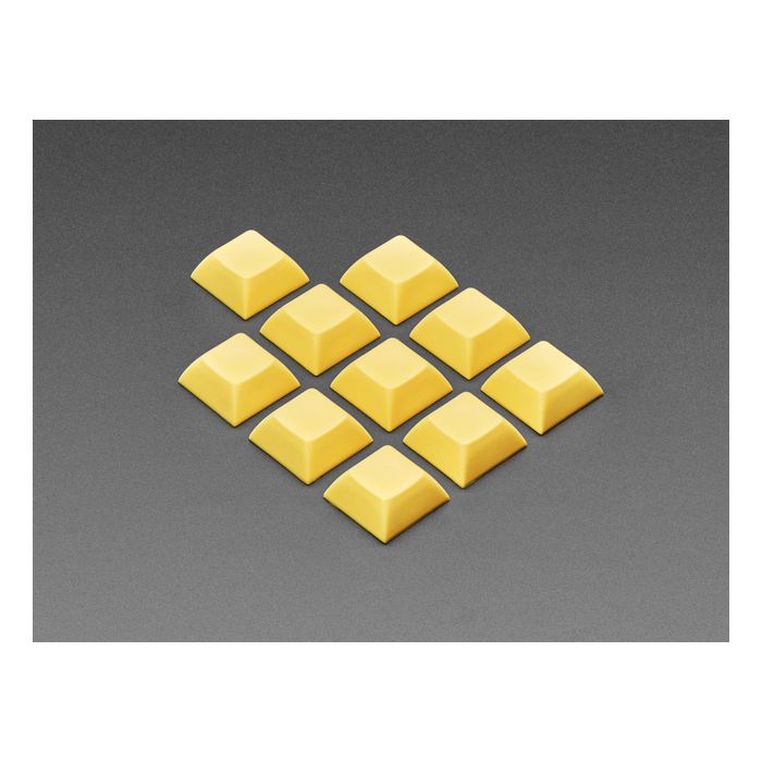 Dark Yellow DSA Keycaps for MX Compatible Switches - 10 pack