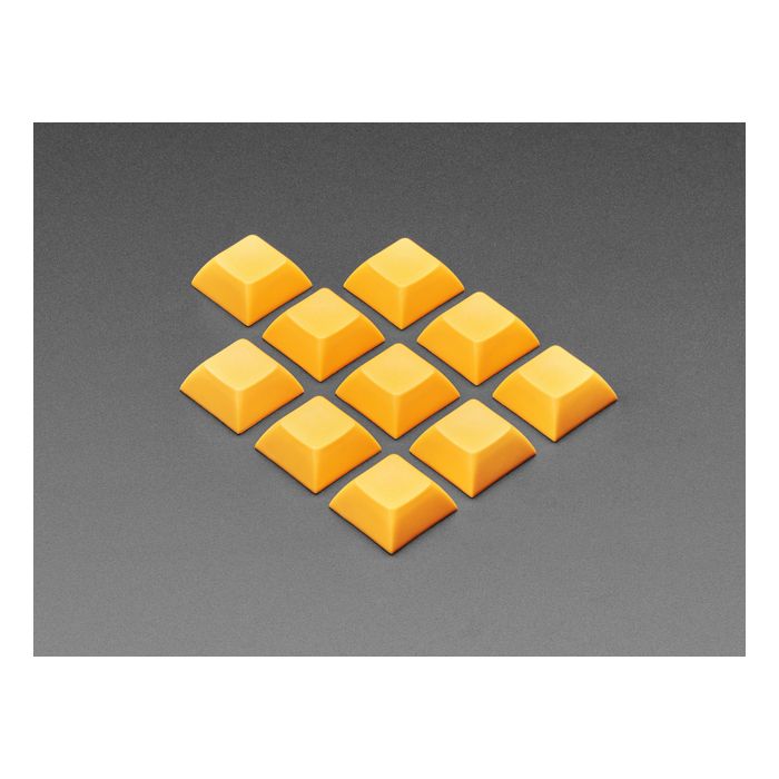 Orange DSA Keycaps for MX Compatible Switches - 10 pack