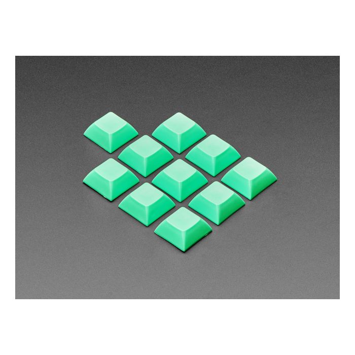 Neon Green DSA Keycaps for MX Compatible Switches - 10 pack