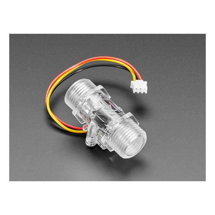 Clear Turbine Water Flow Sensor with 3-pin JST