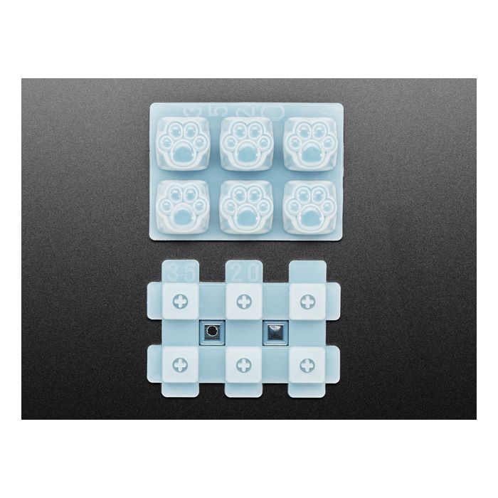 Kitty Paw Silicone Keycap Molds - MX Compatible Switches