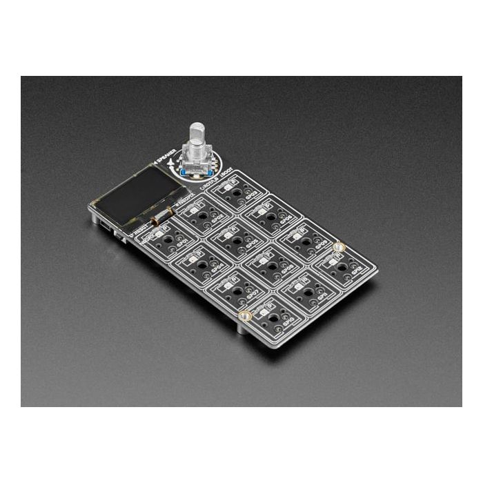 Adafruit MACROPAD RP2040 Bare Bones - 3x4 Keys + Encoder + OLED