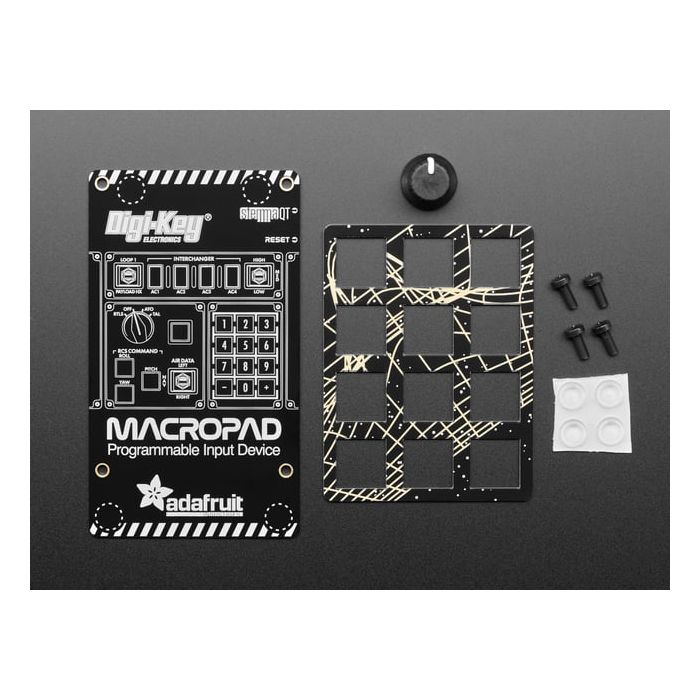 Adafruit MacroPad RP2040 Enclosure + Hardware Add-on Pack