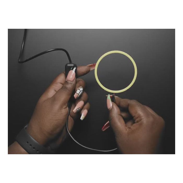Cool White LED Ring Light with USB Cable and On/Off Switch