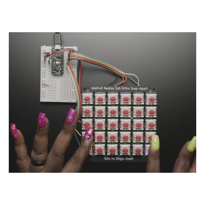 NeoKey 5x6 Ortho Snap-Apart Mechanical Key Switches w/ NeoPixel