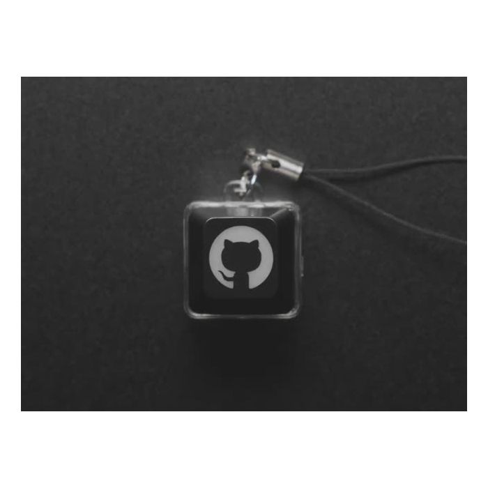 Light Up Key Switch Keychain - Blue LED