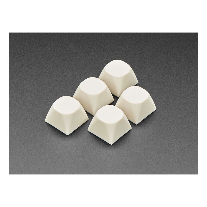 Milky White MA Keycaps for MX Compatible Switches - 5 pack