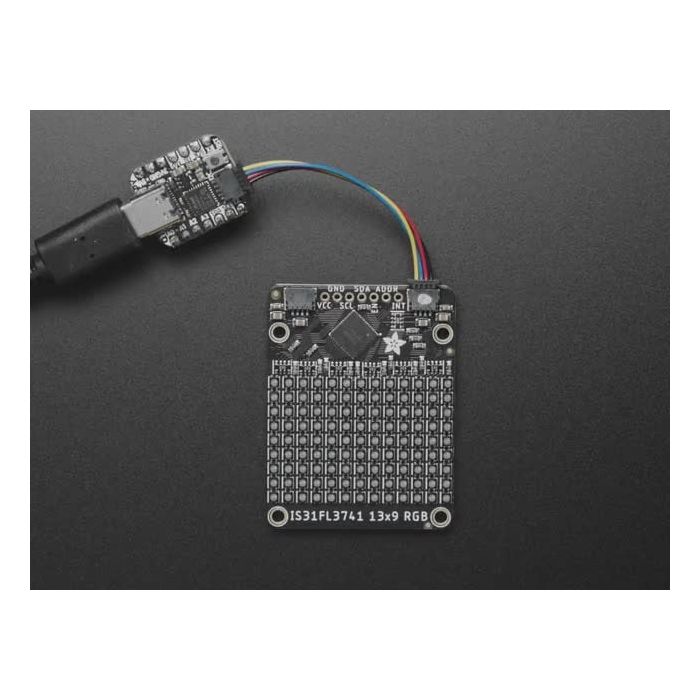 Adafruit IS31FL3741 13x9 PWM RGB LED Matrix Driver