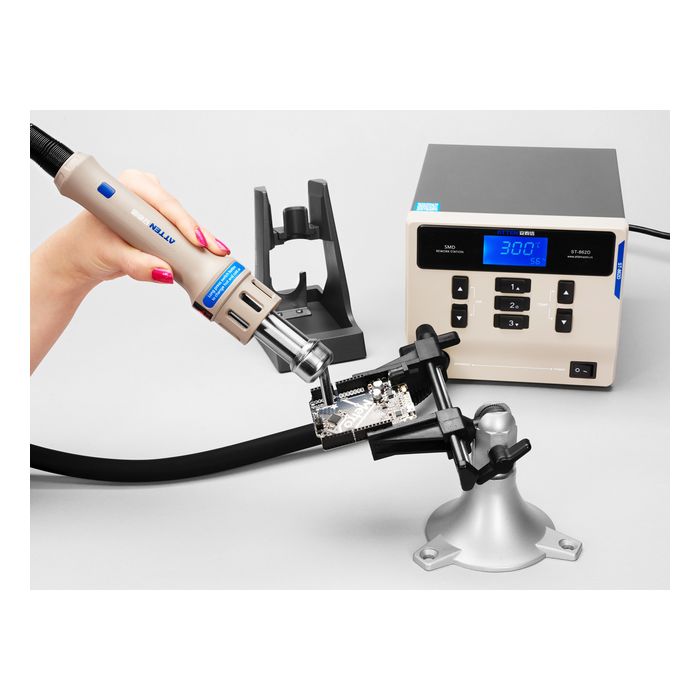 Lead-Free Hot Air Gun Soldering Rework Station w/ Four Nozzles