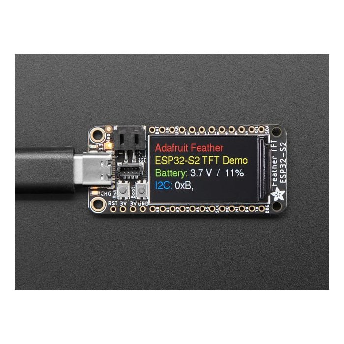 Adafruit ESP32-S2 TFT Feather - 4MB Flash, 2MB PSRAM, STEMMA QT