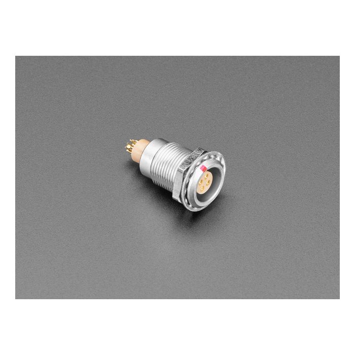 FGG.0B Quick Connect 4 Pin Panel Mount Socket - 9mm