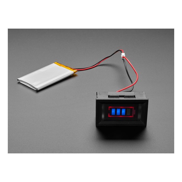 Single Li-Ion and LiPoly Battery Power Meter