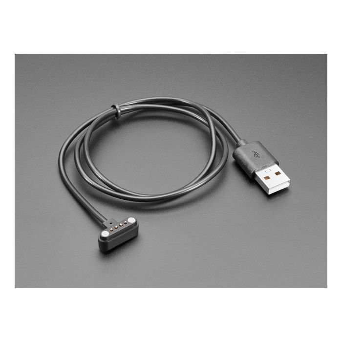 Magnetic USB Charging Cable for 4 Pin 0.1" Magnetic Connector