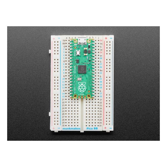 Solderless Breadboard for Raspberry Pi Pico by Monk Makes