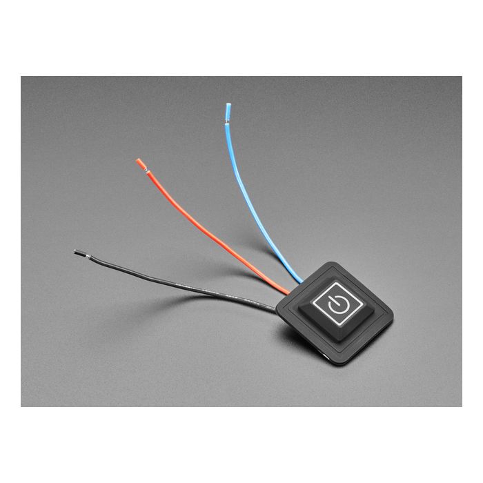 Square Silicone Button PWM Controller - 3 Wire - 3.6V to 12VDC