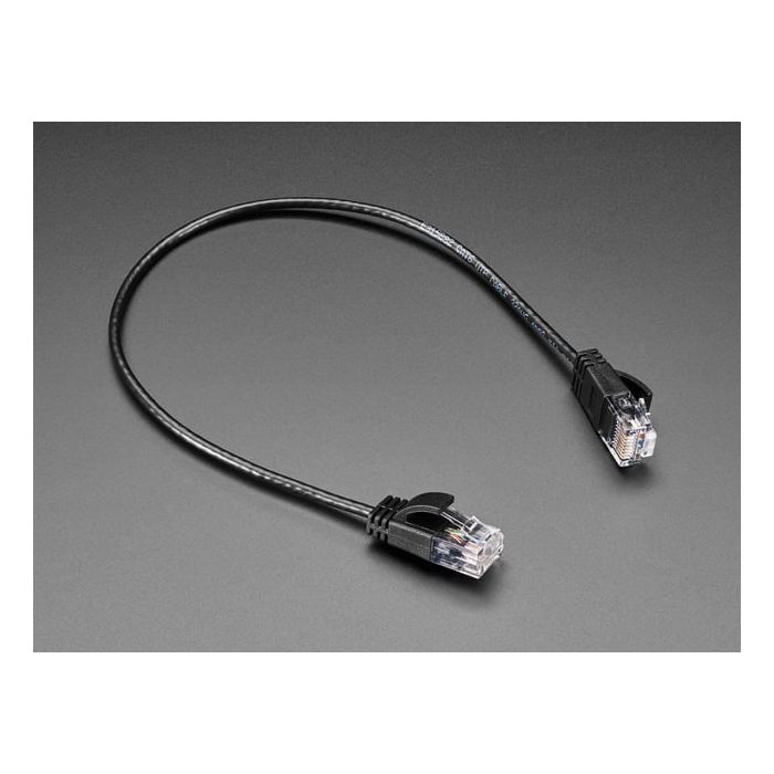 Skinny Ethernet LAN UTP CAT6 Cable - 3mm diameter - 30cm long