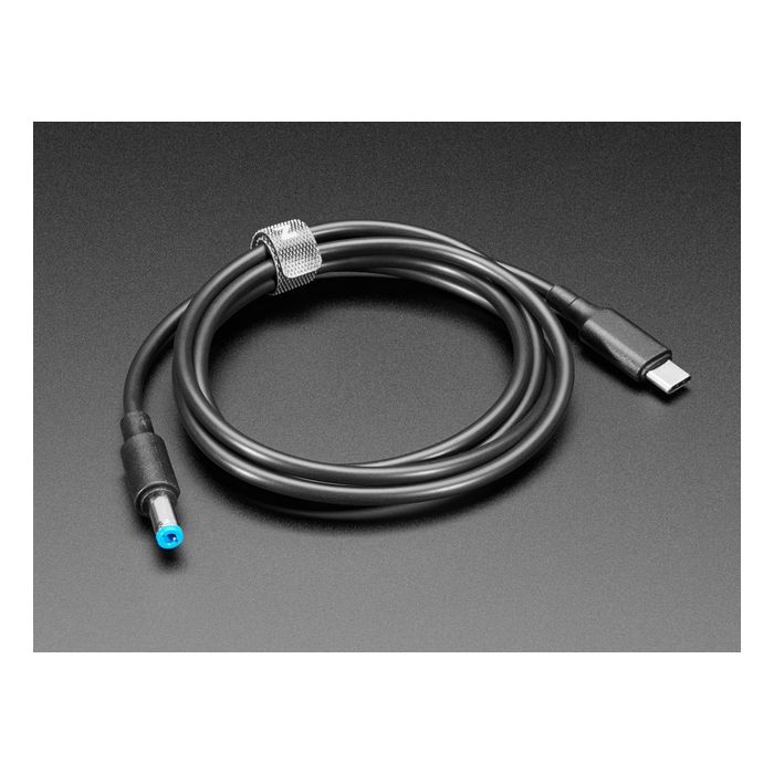 USB Type C 3.1 PD to 5.5mm Barrel Jack Cable - 12V 5A Output