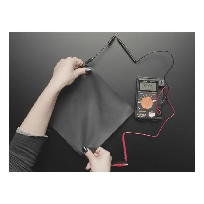 Conductive Rubber Sheet / Stretch Sensor- 200mm x 200mm x 0.5mm