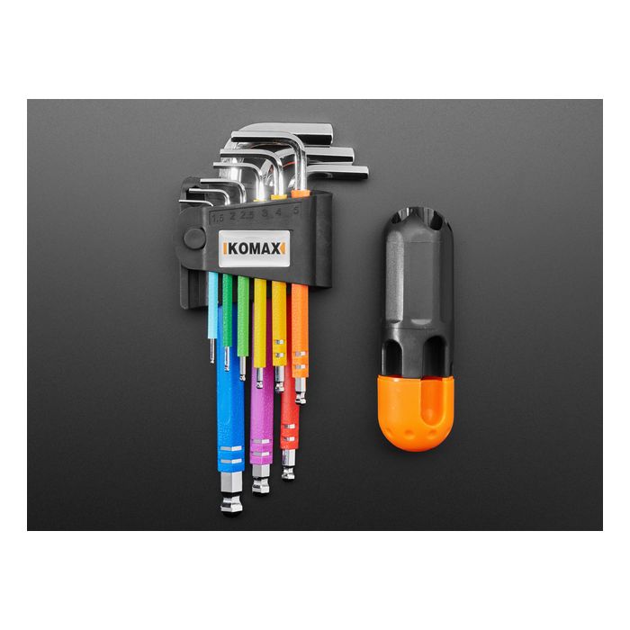 Rainbow Allen Wrench / Hex Key Set - Metric 9 Piece