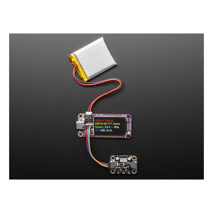 Adafruit ESP32-S3 TFT Feather - 4MB Flash, 2MB PSRAM, STEMMA QT