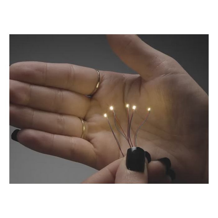 Miniature Wired LEDs - 0805 SMT LED - Warm White - 5 pack