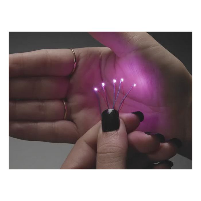 Miniature Wired LEDs - 0805 SMT LED - Pink - 5 pack