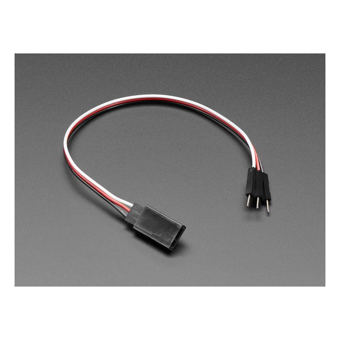 Shrouded Servo to Premium Male Jumper Wires Cable - 17cm long