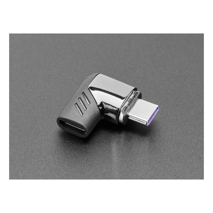 Magnetic Right Angle USB Type C Adapter - 120W Data and Power