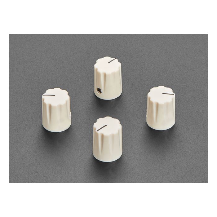Cream Micro Potentiometer Knob - 4 pack