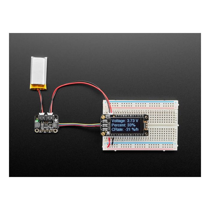 Adafruit MAX17048 LiPoly / LiIon Fuel Gauge and Battery Monitor