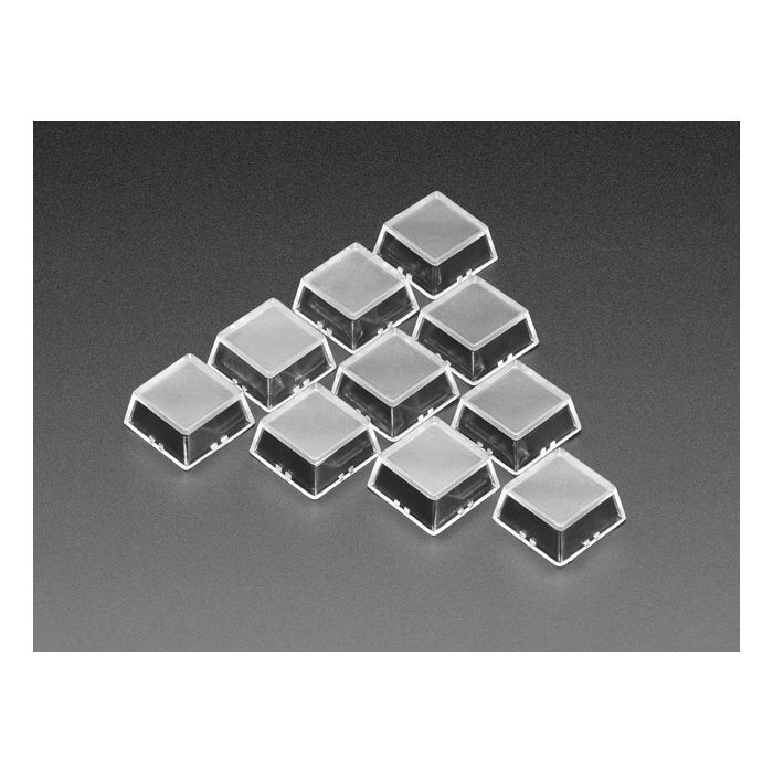 Black Relegendable Plastic Keycaps for MX Compatible Switches