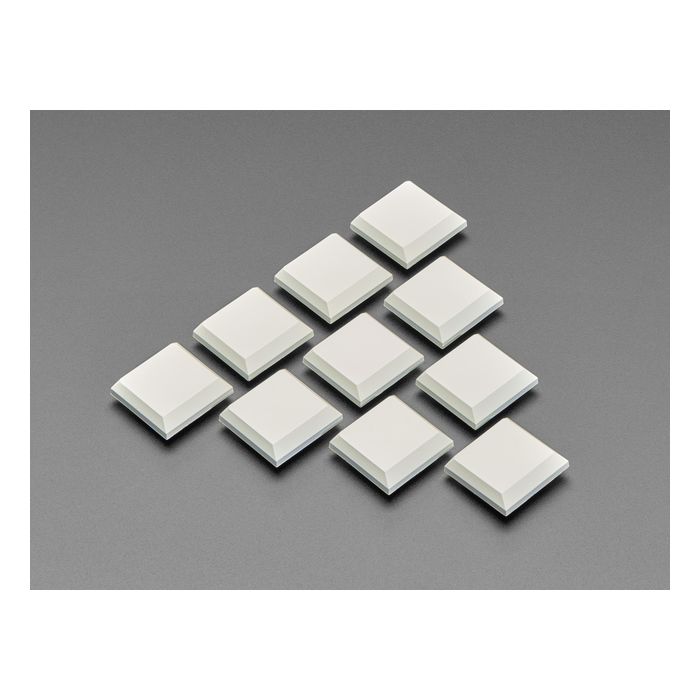 Kailh CHOC Slim Key Caps - Milky White - 10 pack