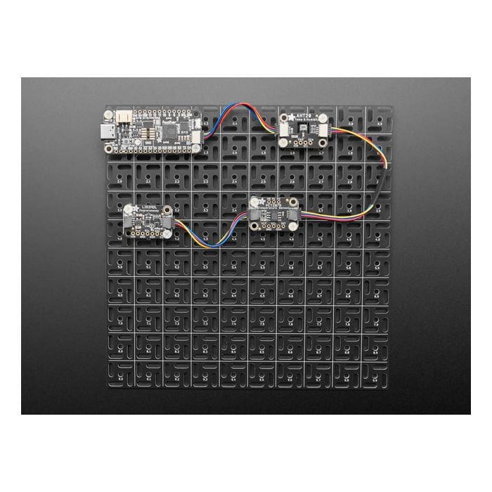 Adafruit Swirly Aluminum Mounting Grid for 0.1" Spaced PCBs