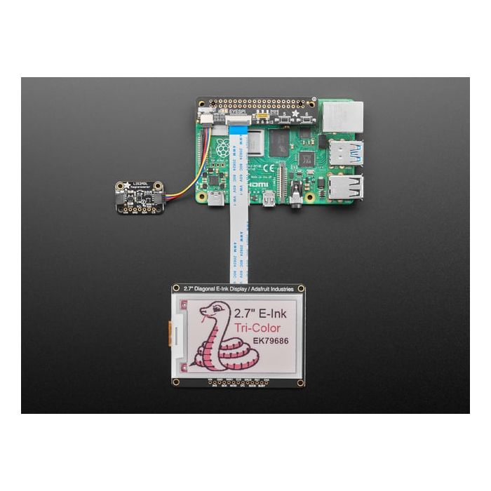 Adafruit EYESPI Pi Beret - Buttons, EYESPI and STEMMA QT
