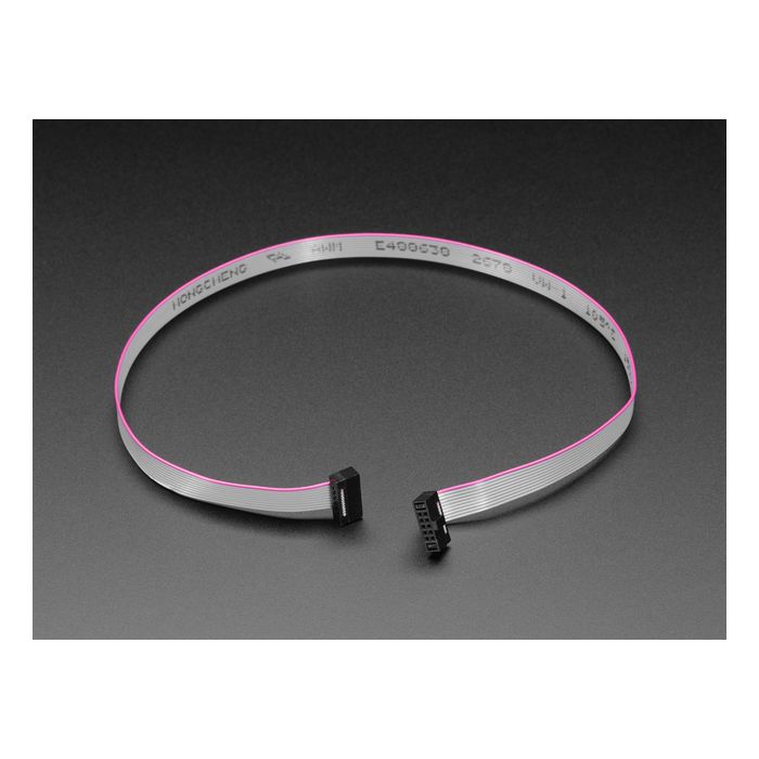 10-pin 2x5 Socket-Socket 1.27mm IDC (SWD) Cable - 300mm long
