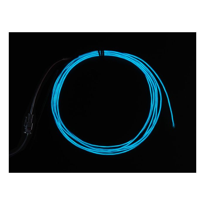 EL wire starter pack - Blue 2.5 meter (8.2 ft)
