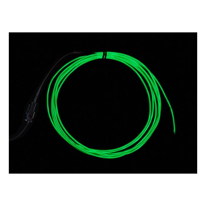 EL wire starter pack -  Green 2.5 meter (8.2 ft)