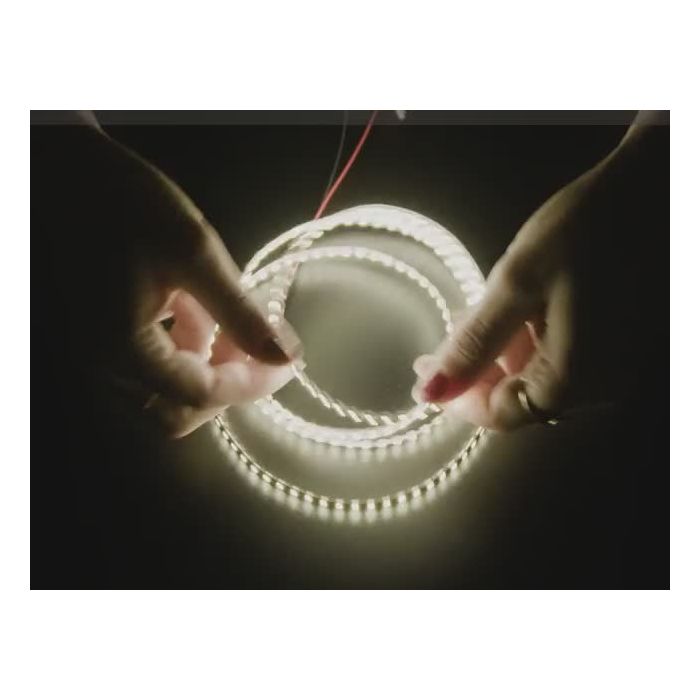 Double-Sided Single Color 12V LED Strip - Natural White 4500K