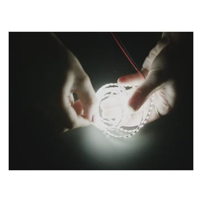 Double-Sided Single Color 12V LED Strip - Cool White 6000K - 1m